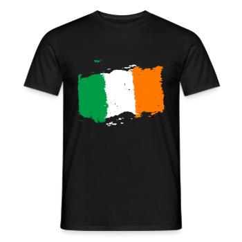 Éire bratach - Ireland flag - Ireland flag - Men's T-Shirt - black - Front - AI Model Male 178 light (178cm)
