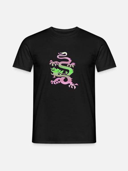 Dragon cool cadeau nerd gamer jouer jeu - T-shirt homme - noir