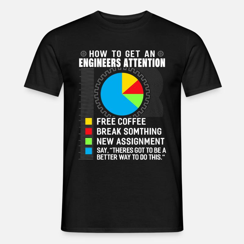 Engineer mechanical engineering electrical engineering gift Men’s T-shirt