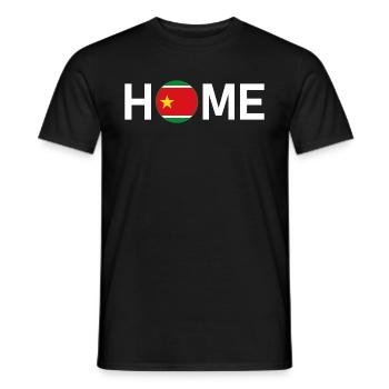 Drapeau De La Guadeloupe Antilles Gwada 971 Home - T-shirt homme - noir - Devant - AI Model Male 178 light (178cm)