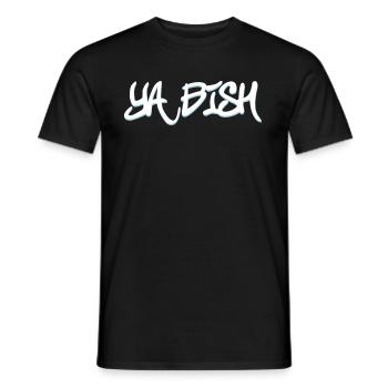 ya bish - Männer T-Shirt - Schwarz - Vorne - AI Model Male 178 light (178cm)