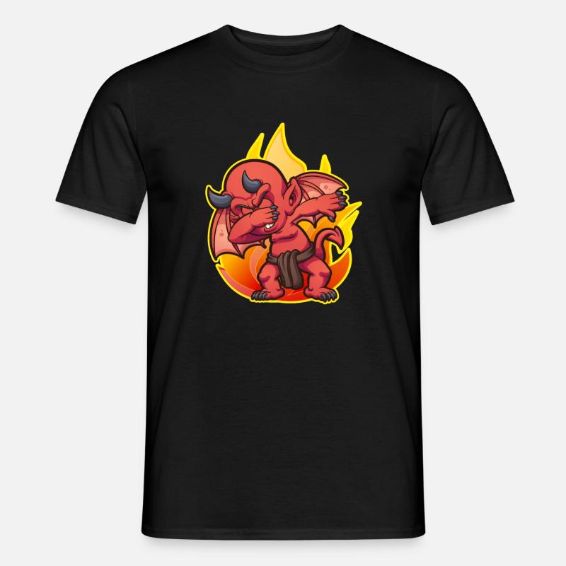 Dabbing Teufel Dab Debben Tanz Tanzen Geschenkidee - Männer T-Shirt - Schwarz