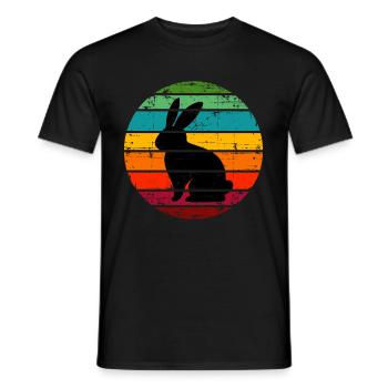Hare - Men's T-Shirt - black - Front - AI Model Male 178 light (178cm)