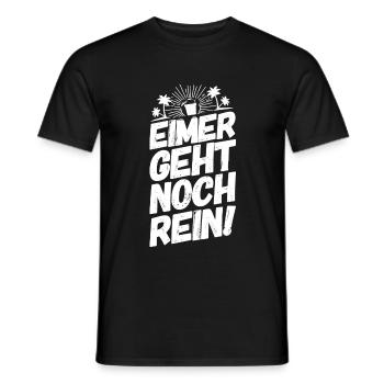 Mallorca Trinkteam Trinkspruch Eimer Geht Noch - Männer T-Shirt - Schwarz - Vorne - AI Model Male 178 light (178cm)