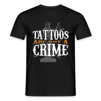 tatouage - T-shirt homme - noir - Devant - AI Model Male 178 light (178cm)