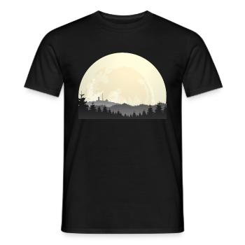 HarzMonde (Brocken-Edition) - T-shirt homme - noir - Devant - AI Model Male 178 light (178cm)