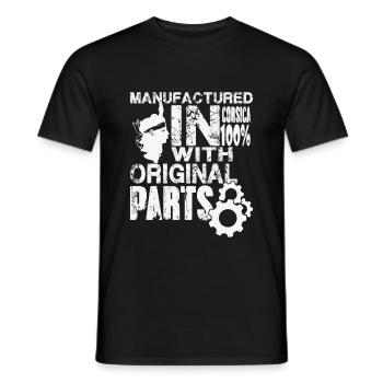 Corsica Corsica - Men's T-Shirt - black - Front - AI Model Male 178 light (178cm)