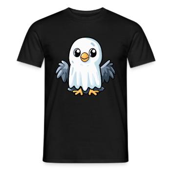 Adler Halloween Lustig Geist - Männer T-Shirt - Schwarz - Vorne - AI Model Male 178 light (178cm)