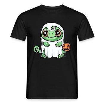 Chameleon Halloween Lustig Geist - Männer T-Shirt - Schwarz - Vorne - AI Model Male 178 light (178cm)