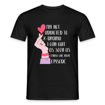 K-Drama Kdrama Korea South Korea Seoul K-Drama - Men's T-Shirt - black - Front - AI Model Male 178 light (178cm)