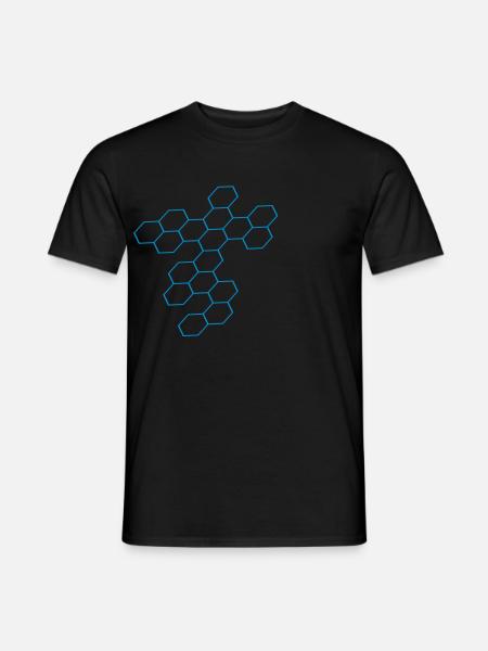 Waben - Männer T-Shirt - Schwarz