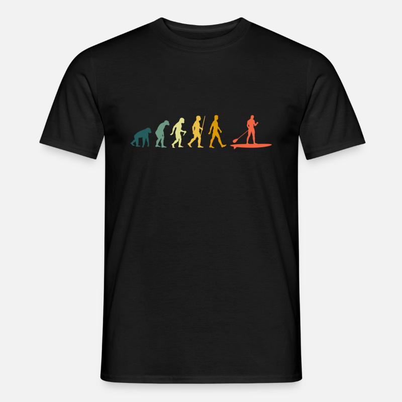 Stand Up Paddle Evolution Retro - T-shirt homme - noir