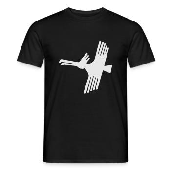 Nazca Lines | Peru Geoglyphs Las Líneas De Nazca - Men's T-Shirt - black - Front - AI Model Male 178 light (178cm)