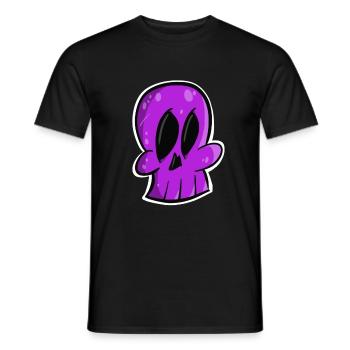 Conception de crâne - T-shirt homme - noir - Devant - AI Model Male 178 light (178cm)