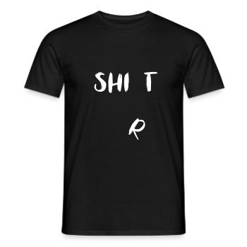 Shirt Shit - Men's T-Shirt - black - Front - AI Model Male 178 light (178cm)