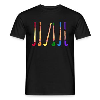 Hockey Hockey sur gazon Saison de hockey sur bâton - T-shirt homme - noir - Devant - AI Model Male 178 light (178cm)