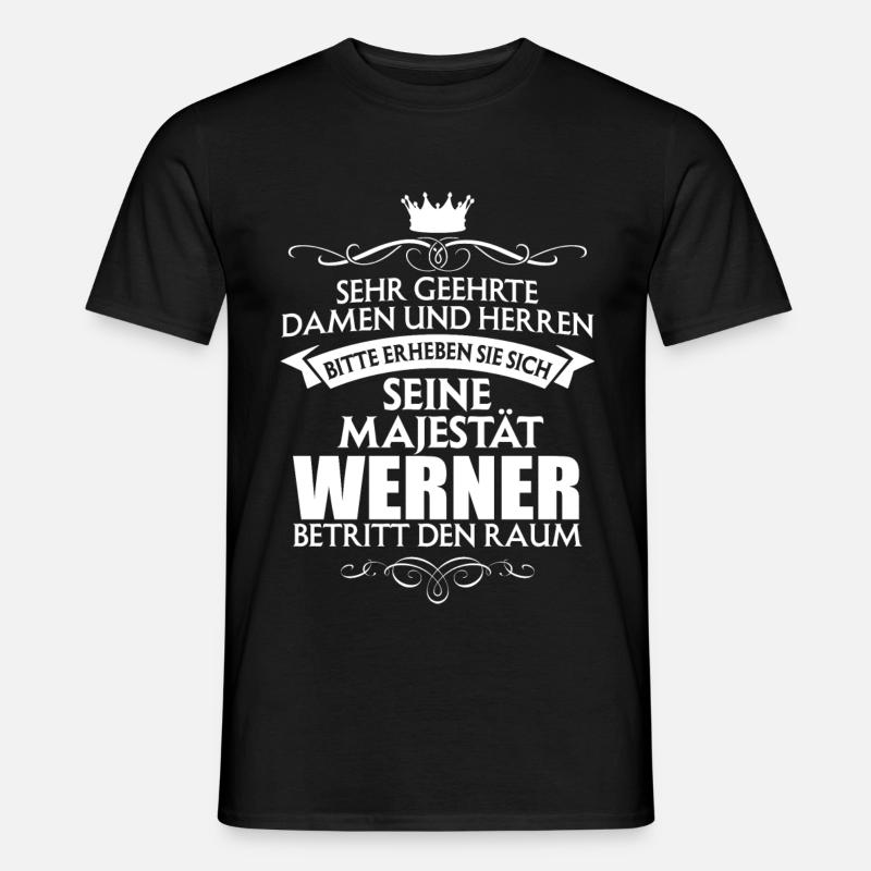 WERNER - Männer T-Shirt - Schwarz