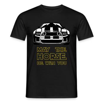 V8; Muscle car, voiture de sport, voiture américaine - T-shirt homme - noir - Devant - AI Model Male 178 light (178cm)