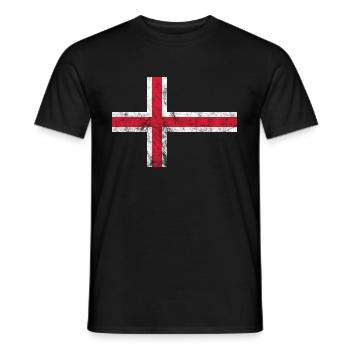 Islande Drapeau islandais Scandinavie Voyage - T-shirt homme - noir - Devant - AI Model Male 178 light (178cm)