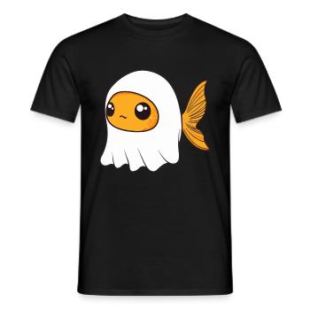 Goldfische Halloween Lustig Geist - Männer T-Shirt - Schwarz - Vorne - AI Model Male 178 light (178cm)
