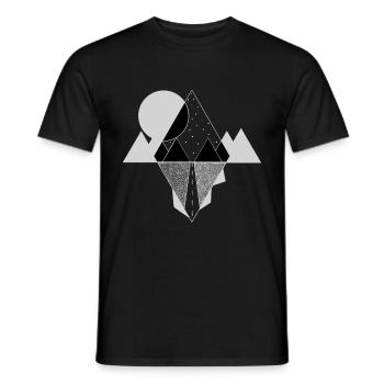 Straße - Männer T-Shirt - Schwarz - Vorne - AI Model Male 178 light (178cm)