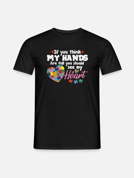 Autism Asperger Autist Autism Autism Autism - T-shirt homme - noir