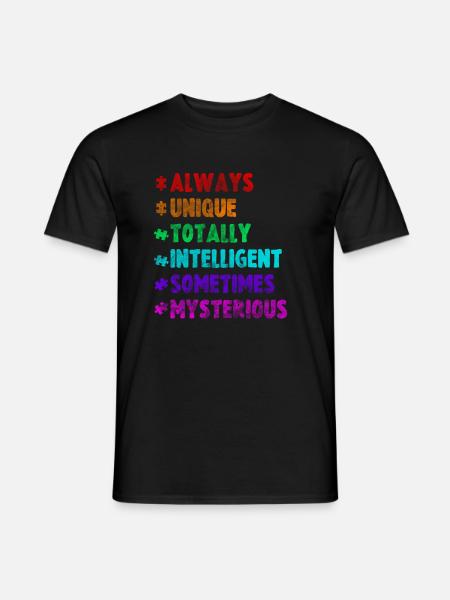 autism - Men's T-Shirt - black