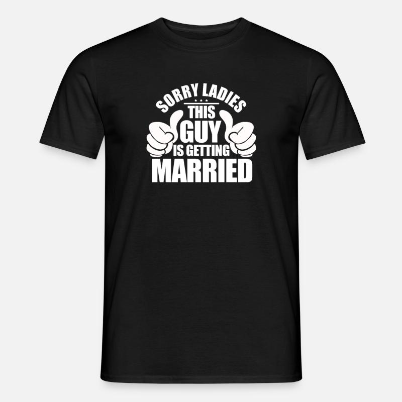 Junggeselle - Männer T-Shirt - Schwarz