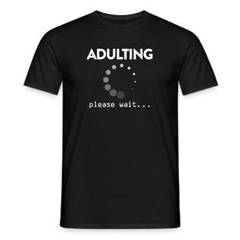 18ème anniversaire cadeau adulte - T-shirt homme - noir - Devant - AI Model Male 178 light (178cm)