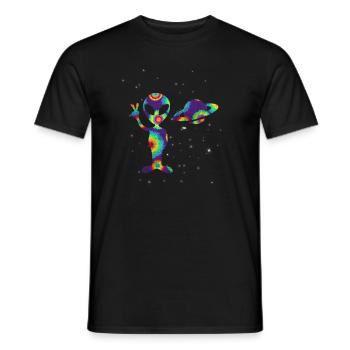 étranger - T-shirt homme - noir - Devant - AI Model Male 178 light (178cm)