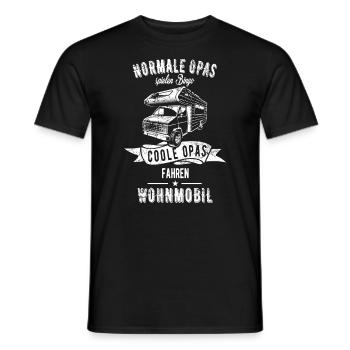Opa Großvater Opi Geschenkidee - Männer T-Shirt - Schwarz - Vorne - AI Model Male 178 light (178cm)