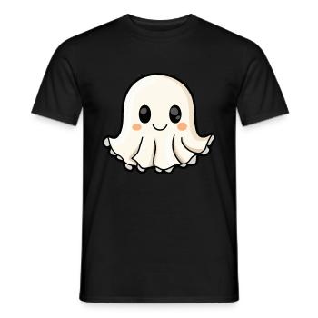 Méduse Halloween Drôle Fantôme - T-shirt homme - noir - Devant - AI Model Male 178 light (178cm)