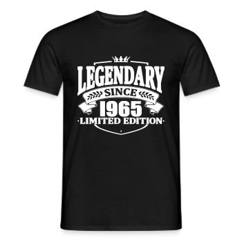 Legendary since 1965 - Men's T-Shirt - black - Front - AI Model Male 178 light (178cm)