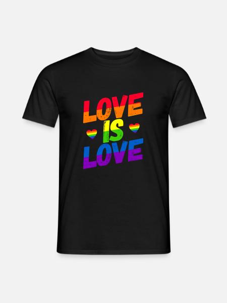 Homosexualität LGBT CSD Gay Pride - Mænd T-shirt - sort