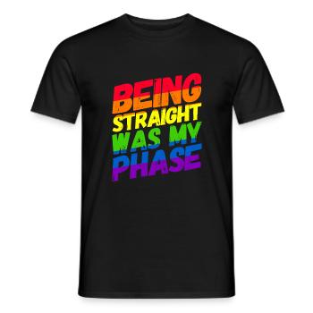Homosexuality LGBT CSD Gay Pride - Men's T-Shirt - black - Front - AI Model Male 178 light (178cm)