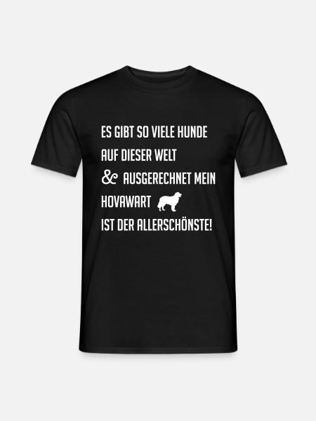 Schönster Hund Hovawart Hundespruch Hund Hundebesi - Männer T-Shirt - Schwarz