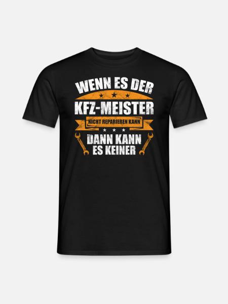 KFZ Meister Geschenkidee - Männer T-Shirt - Schwarz