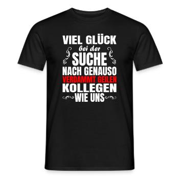 Jobwechsel Abschiedsgeschenk für Kollegen Geschenk - Männer T-Shirt - Schwarz - Vorne - AI Model Male 178 light (178cm)