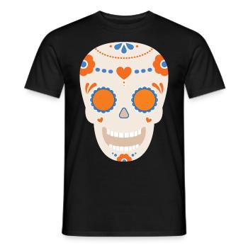 Halloween - Men's T-Shirt - black - Front - AI Model Male 178 light (178cm)