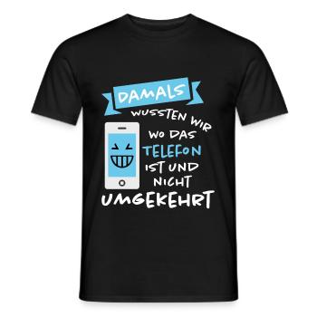Lustig Lustiger Spruch Funny Geschenk Lustige - Männer T-Shirt - Schwarz - Vorne - AI Model Male 178 light (178cm)