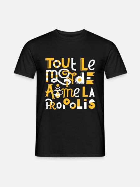 Abeilles et Propolis - T-shirt homme - noir