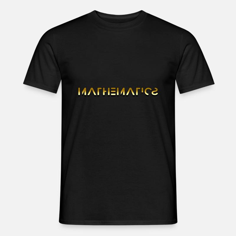Mathematik - Mathematics - Männer T-Shirt - Schwarz