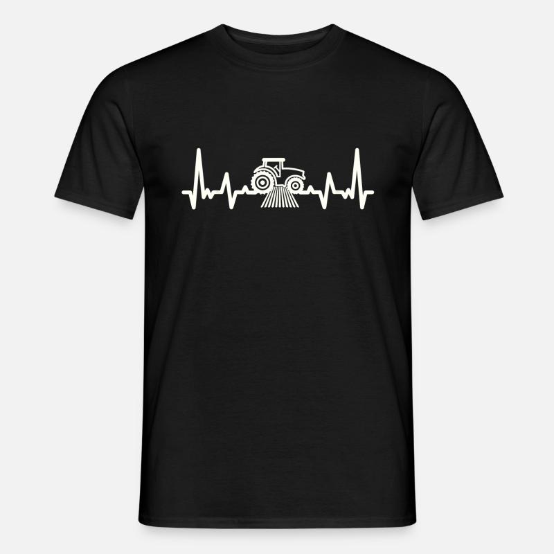 Traktor - Männer T-Shirt - Schwarz