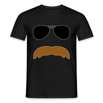 Olaf Schnörrisson - Men's T-Shirt - black - Front - AI Model Male 178 light (178cm)