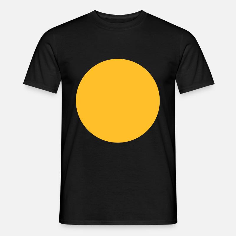 Kugel Geometrie - Männer T-Shirt - Schwarz