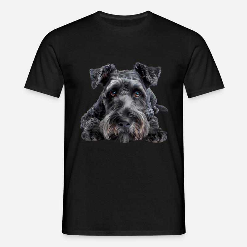 Kerry Blue Terrier - Männer T-Shirt - Schwarz