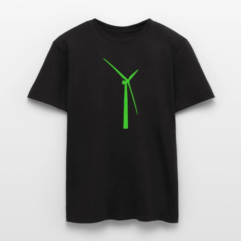 Énergie éolienne Énergie éolienne Éolienne durable T-shirt homme