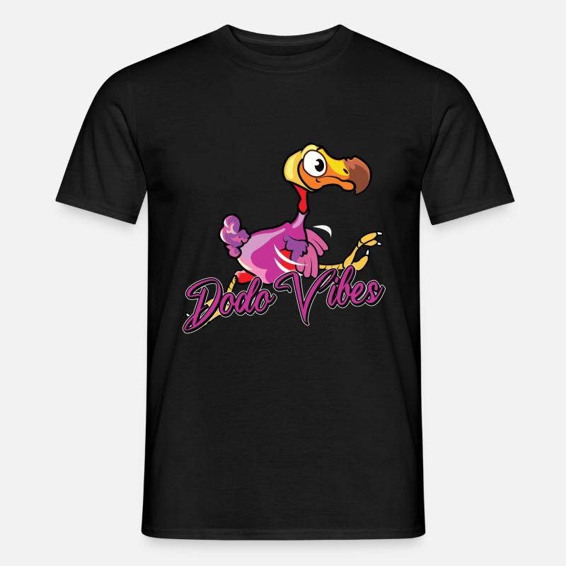 Dodo Mauritius Vogel Dronte - Männer T-Shirt - Schwarz