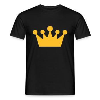 kroon - Männer T-Shirt - Schwarz - Vorne - AI Model Male 178 light (178cm)