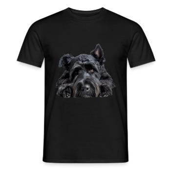 Bouvier Des Flandres - T-shirt homme - noir - Devant - AI Model Male 178 light (178cm)